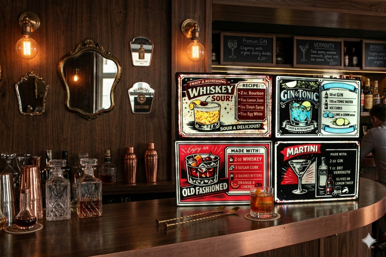 KIT LIGHTBOX -VINTAGE DRINKS
